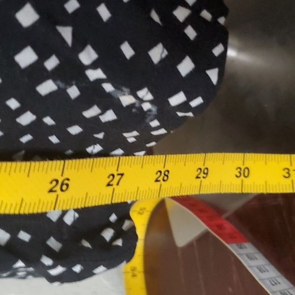 Forever 21 VTG sz S black dress long top micro polka-dot 🌛 - Picture 9 of 9